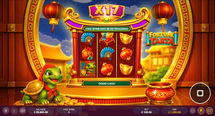 Fortune Tarta – Free Spins modus med multiplikator